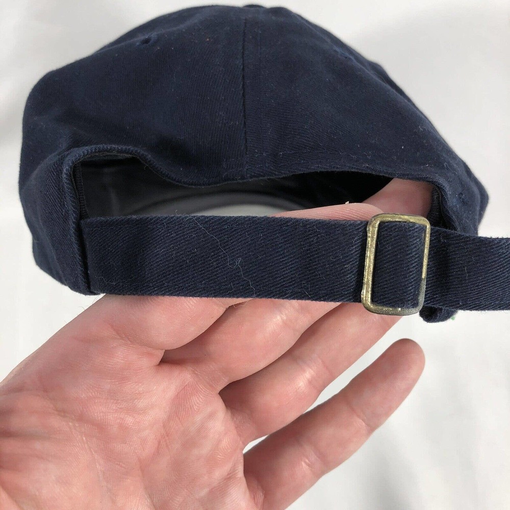 St Pats Open Algonquin Hat Cap Adjustable Strap One Size Fits Most Navy Blue OSF - Picture 7 of 10